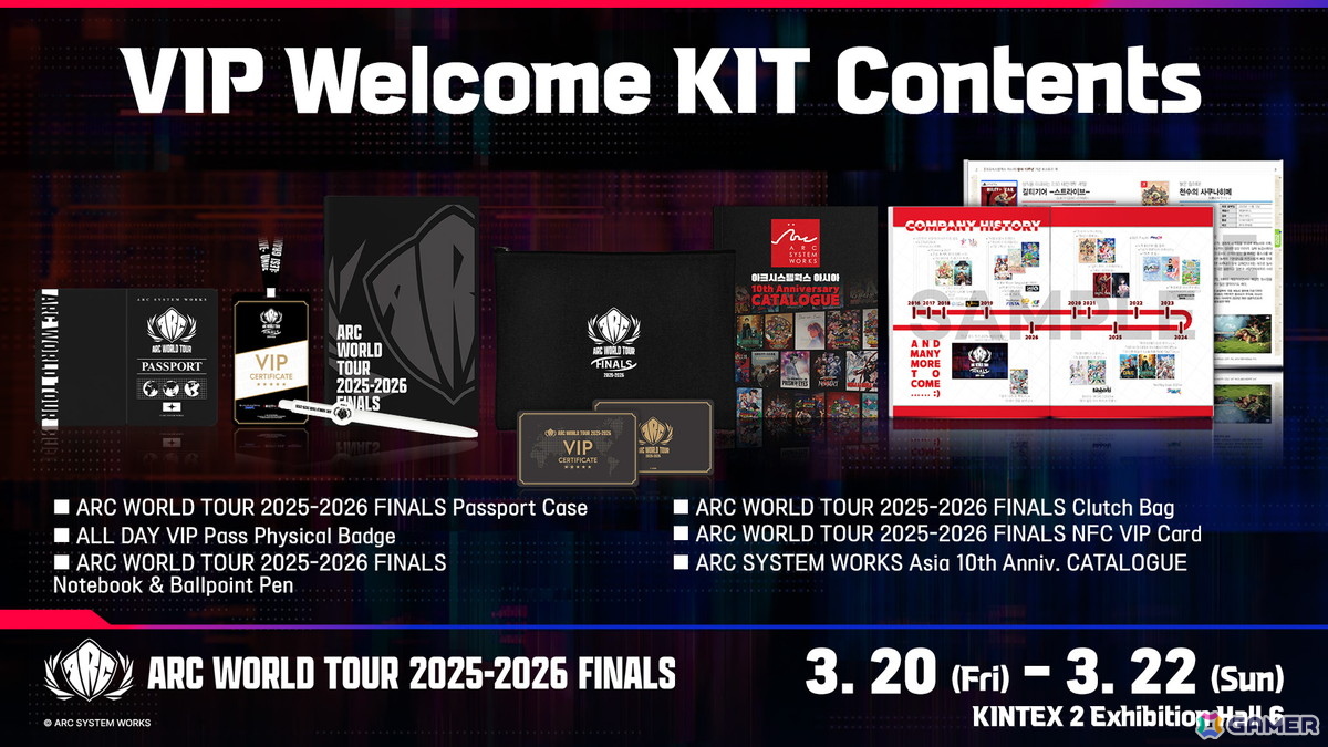 「ARC WORLD TOUR 2025-2026 FINALS」会場内コンテンツを紹介！「MARVEL Tōkon: Fighting Souls」の試遊出展も決定の画像