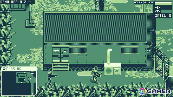 レトロハンドヘルドゲーム機風のグラフィック＆サウンドで楽しむステルスアクション「スパイドロップス 外伝」Steam Nextフェスで体験版が配信！の画像2