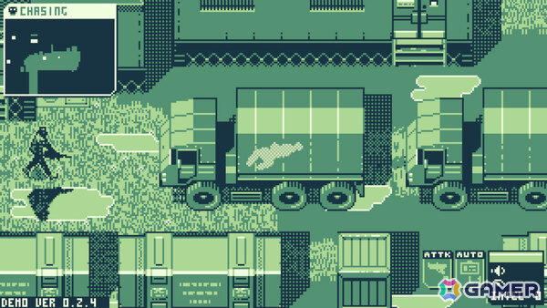 レトロハンドヘルドゲーム機風のグラフィック＆サウンドで楽しむステルスアクション「スパイドロップス 外伝」Steam Nextフェスで体験版が配信！の画像3