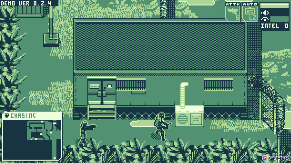 レトロハンドヘルドゲーム機風のグラフィック＆サウンドで楽しむステルスアクション「スパイドロップス 外伝」Steam Nextフェスで体験版が配信！の画像