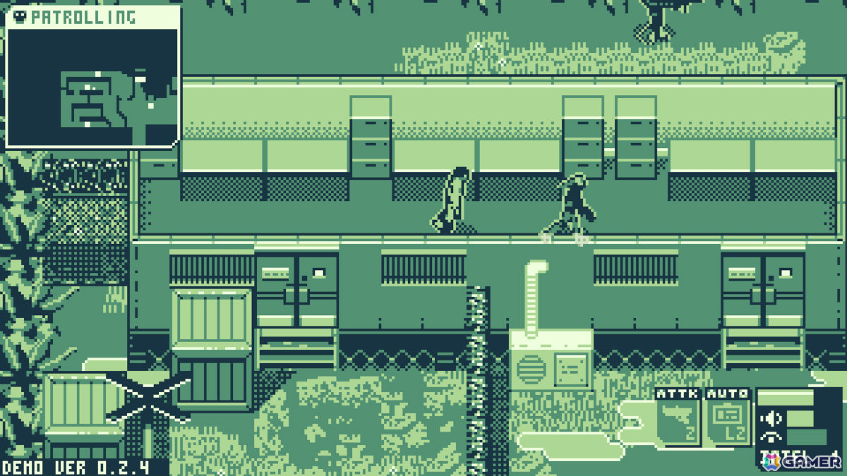 レトロハンドヘルドゲーム機風のグラフィック＆サウンドで楽しむステルスアクション「スパイドロップス 外伝」Steam Nextフェスで体験版が配信！の画像