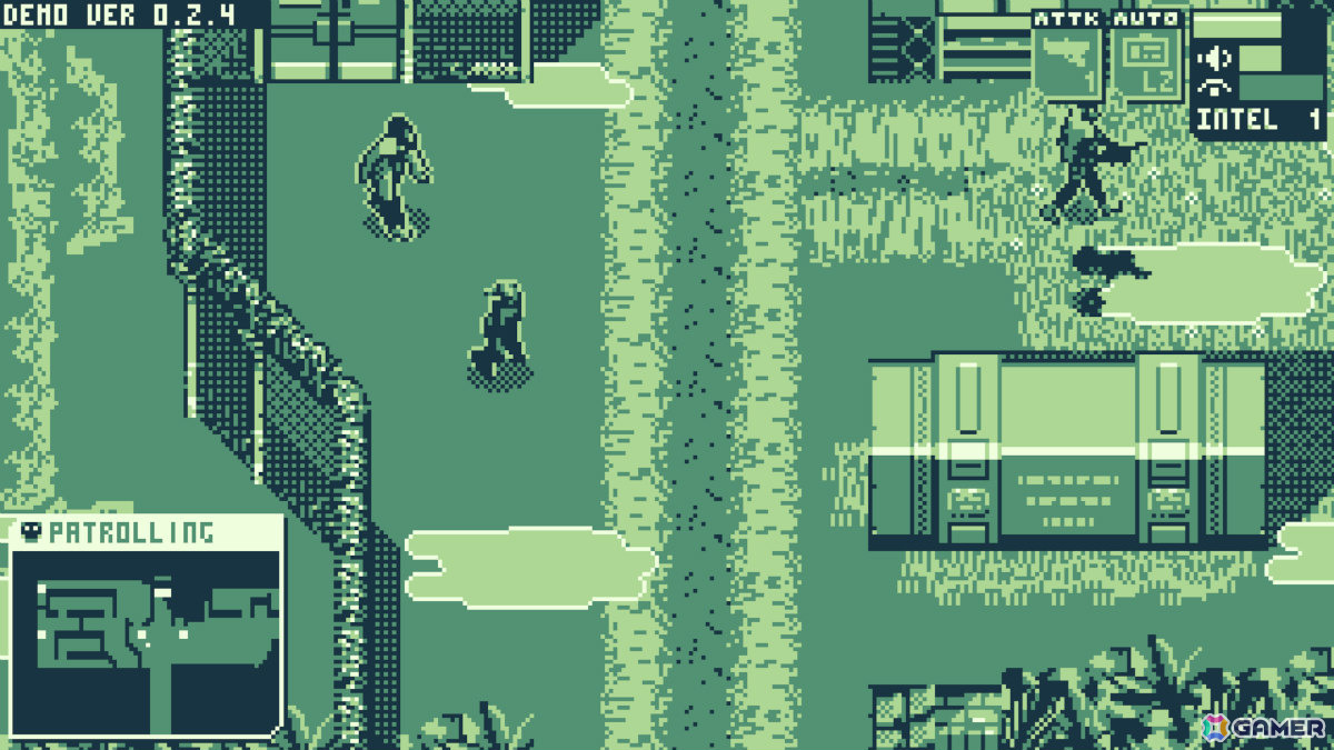レトロハンドヘルドゲーム機風のグラフィック＆サウンドで楽しむステルスアクション「スパイドロップス 外伝」Steam Nextフェスで体験版が配信！の画像7