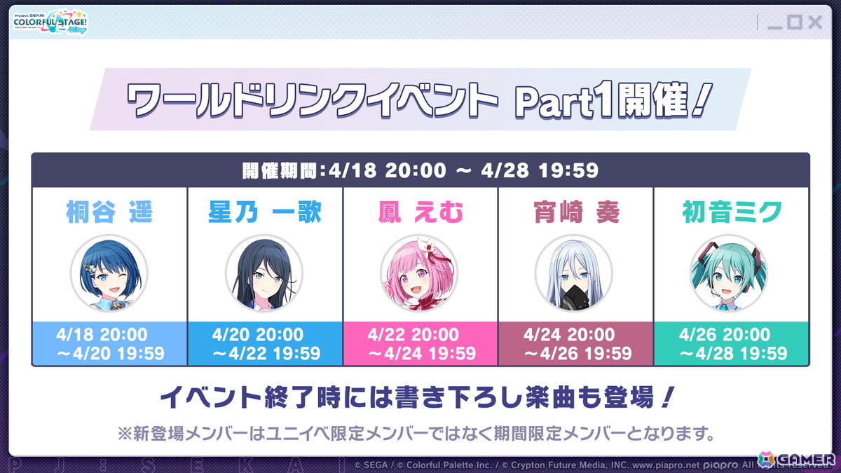 「プロセカ」シャッフルユニットで行うコネクトライブ「Parallel Paaaarty!!!!」が5月10日開催！「#コンパス」コラボや「クリエイターズフェスタ2026」の情報もの画像