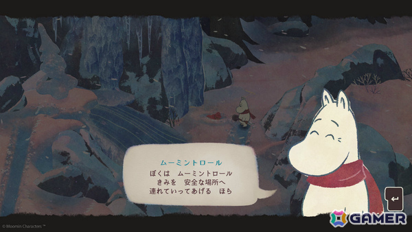 冬眠の途中に目を覚ましてしまったムーミントロールの冒険を描くパズルADV「ムーミントロール：冬のぬくもり」がSwitch/Steamで4月28日に発売！の画像