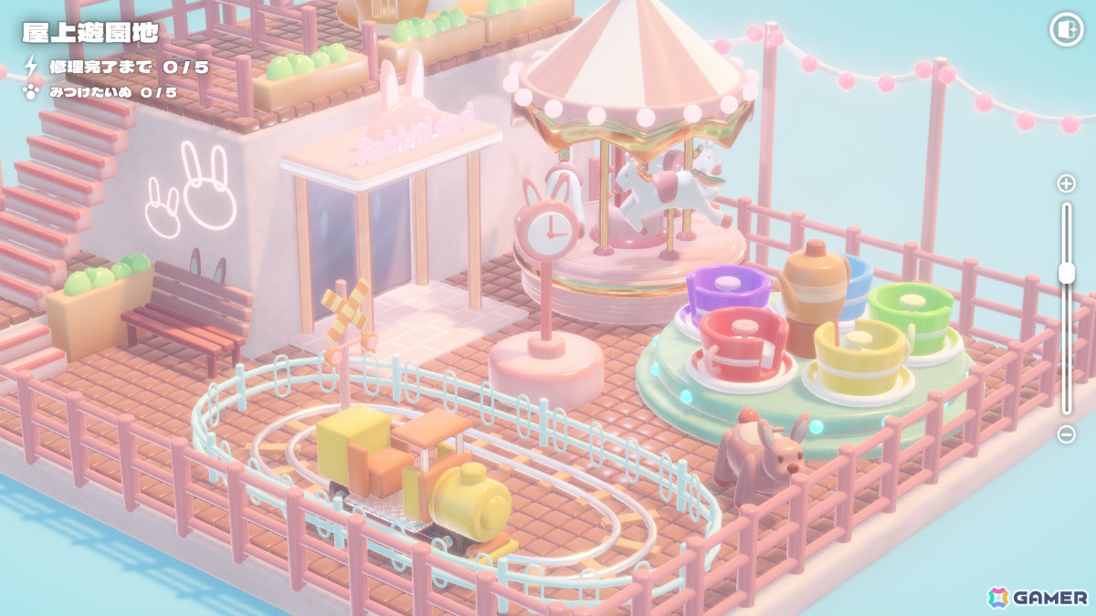 ミニチュアのような世界観をのんびり楽しむリラックスパズル探索ゲーム「ハコニワデンキ Hakoniwa Electric」Steamページが公開！の画像4