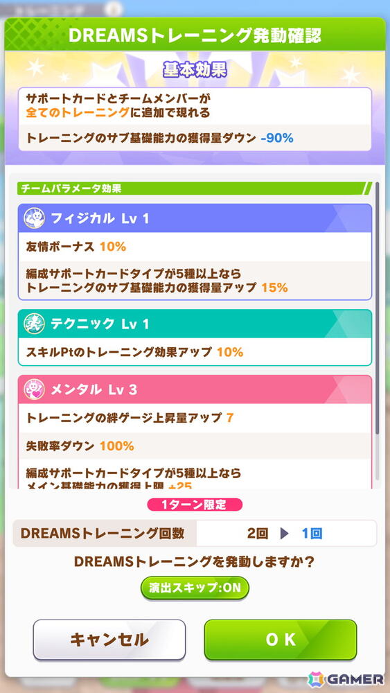 ゲーム「ウマ娘」カジノドライヴ（CV：愛美）とともにブリーダーズカップ制覇を目指すDreams編を先行体験！DREAMSトレーニングが育成の大きな鍵にの画像