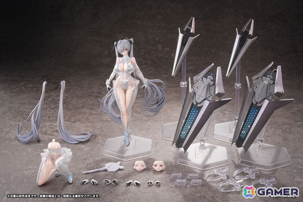 「勝利の女神：NIKKE」のシンデレラがアクションフィギュア化！“背中で魅せる”ゲームの醍醐味を再現するため、無可動の射撃ポーズ専用ボディも付属の画像12