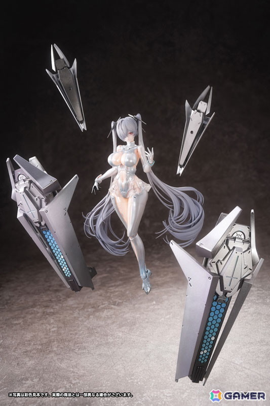「勝利の女神：NIKKE」のシンデレラがアクションフィギュア化！“背中で魅せる”ゲームの醍醐味を再現するため、無可動の射撃ポーズ専用ボディも付属の画像15