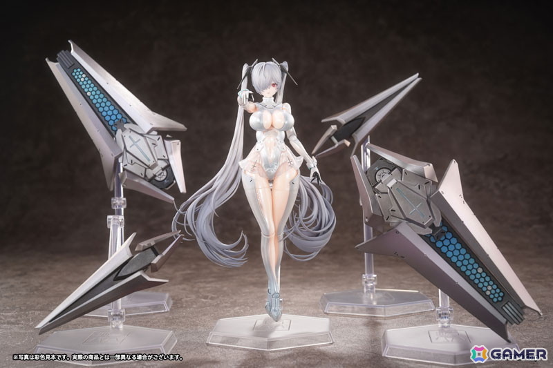 「勝利の女神：NIKKE」のシンデレラがアクションフィギュア化！“背中で魅せる”ゲームの醍醐味を再現するため、無可動の射撃ポーズ専用ボディも付属の画像13