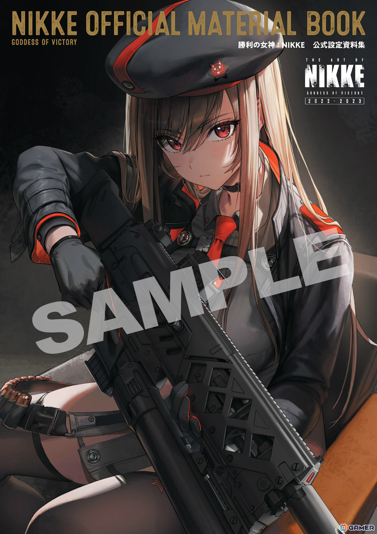 「勝利の女神:NIKKE」公式設定資料集が4月2日に発売!アークや三大企業といった舞台設定や貴重なラフスケッチなどをふんだんに収録の画像