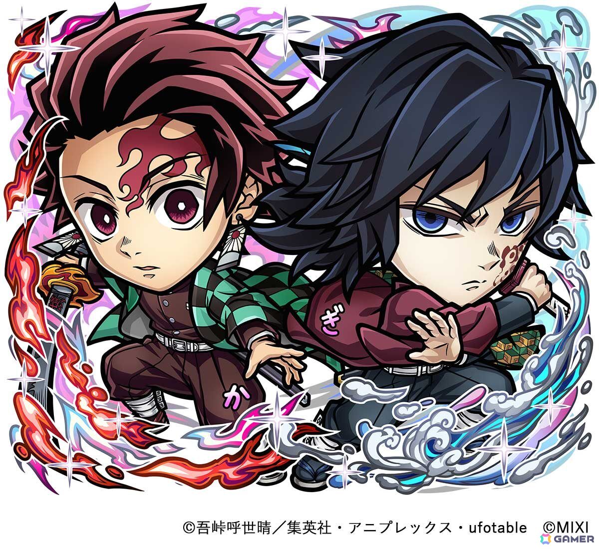 「コトダマン」とアニメ「鬼滅の刃」コラボ 第3弾無限城編 第一章 猗窩座再来が2月25日より開催！竈門炭治郎＆冨岡義勇がドリームコトダマンとして登場の画像2