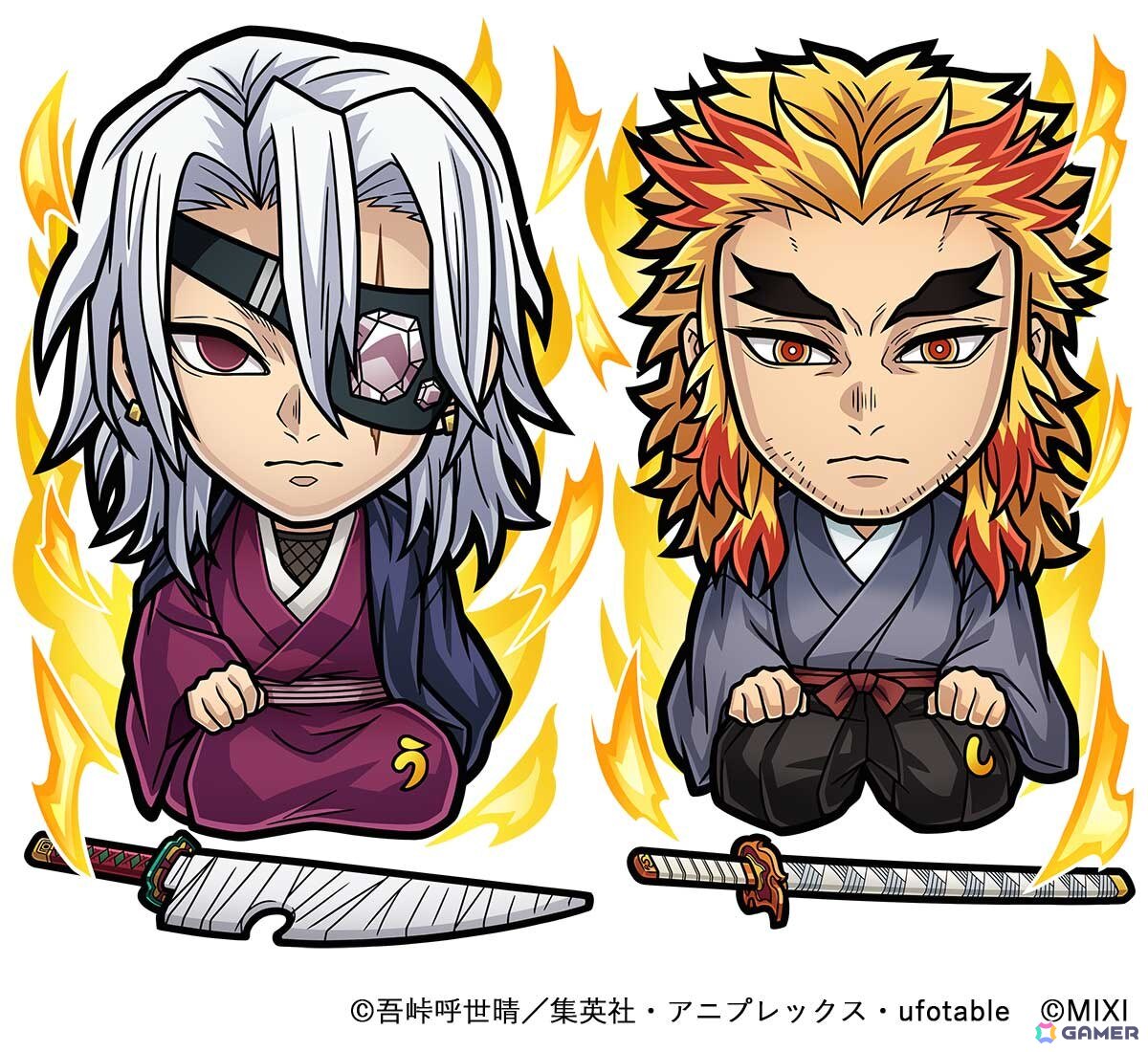 「コトダマン」とアニメ「鬼滅の刃」コラボ 第3弾無限城編 第一章 猗窩座再来が2月25日より開催！竈門炭治郎＆冨岡義勇がドリームコトダマンとして登場の画像6