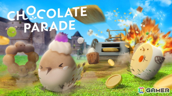 ローグライクアクション「チョコレートパレード」のSteamストアページが公開！個性豊かなスイーツたちによる大乱闘が楽しめるの画像1