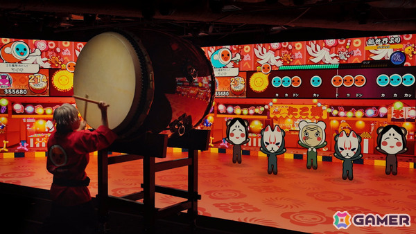 太鼓の達人」25周年を記念したロゴ＆ビジュアルや超巨大な和太鼓で