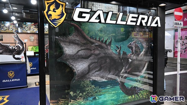 「GALLERIA Lounge」で「モンスターハンターワイルズ」のジャックイベントが開催！リオレウスの大型パネルやコラボPCの展示などを実施の画像2
