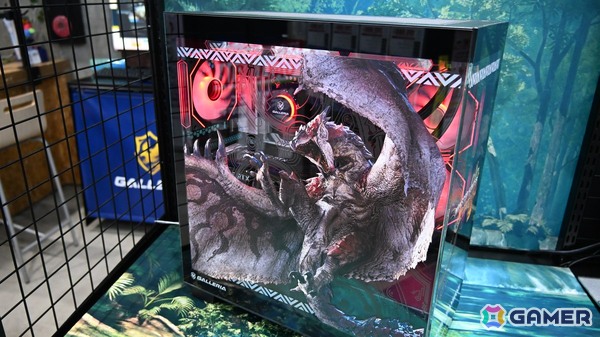 「GALLERIA Lounge」で「モンスターハンターワイルズ」のジャックイベントが開催！リオレウスの大型パネルやコラボPCの展示などを実施の画像4