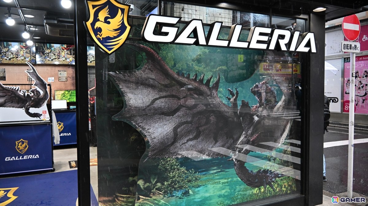 「GALLERIA Lounge」で「モンスターハンターワイルズ」のジャックイベントが開催!リオレウスの大型パネルやコラボPCの展示などを実施の画像