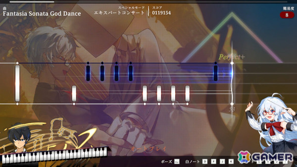 ファンタジーリズムアクション「リリーファンタジア」がSteam Nextフェスに参加!魔法のピアノを奏でながら敵を打ち破れの画像