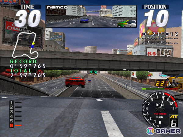 「リッジレーサー」シリーズ第3弾となるレースゲーム「レイブレーサー」がアーケードアーカイブス/アーケードアーカイブス2として2月26日に配信！の画像