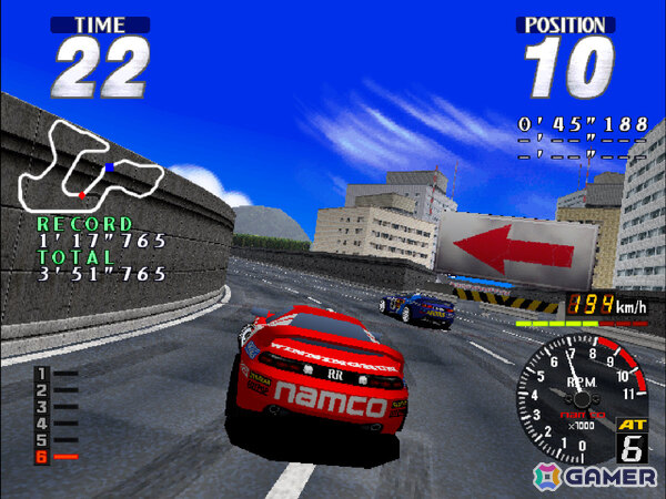「リッジレーサー」シリーズ第3弾となるレースゲーム「レイブレーサー」がアーケードアーカイブス/アーケードアーカイブス2として2月26日に配信！の画像