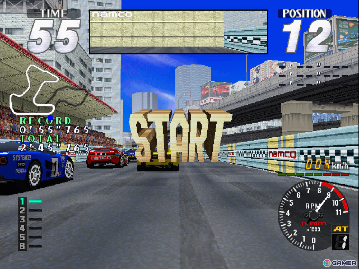 「リッジレーサー」シリーズ第3弾となるレースゲーム「レイブレーサー」がアーケードアーカイブス/アーケードアーカイブス2として2月26日に配信！の画像2