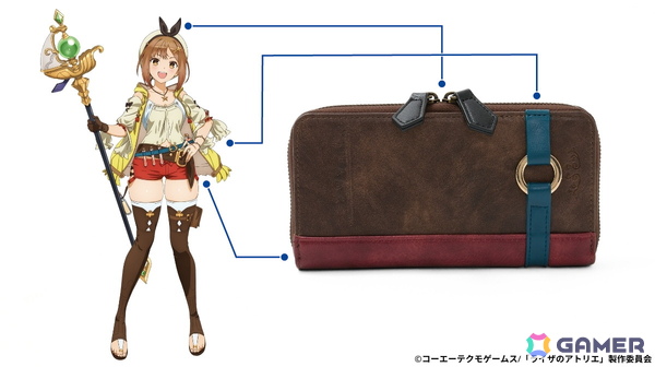 アニメ「ライザのアトリエ」よりライザの装いと冒険の記憶が詰め込まれたコラボ腕時計、レッグバッグ、長財布が登場！の画像48