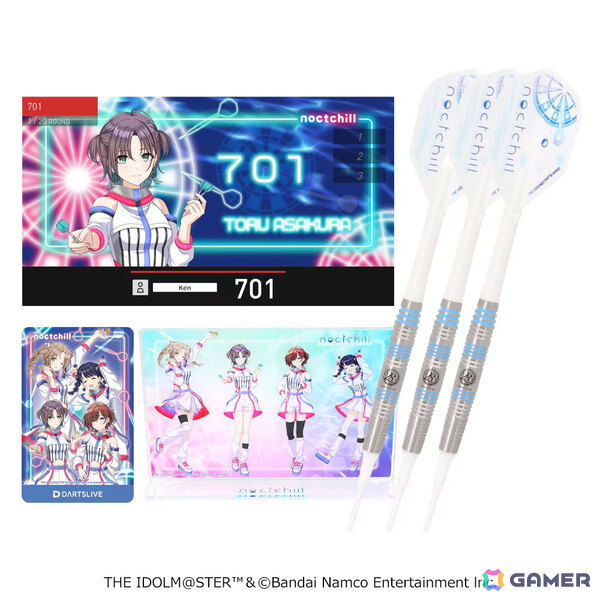 「シャニマス」とダーツグッズ専門店「ダーツハイブ」のコラボが3月12日より開催！283プロのアイドルたちがダーツライブカードに登場、noctchillのダーツセットも発売の画像5