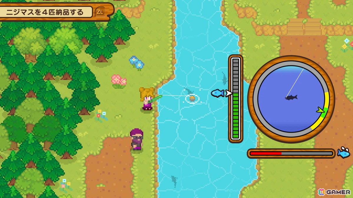 スローライフゲーム「ほのぼの釣り物語」が配信！釣りや村人との交流を通してのんびりとした時間を過ごそうの画像