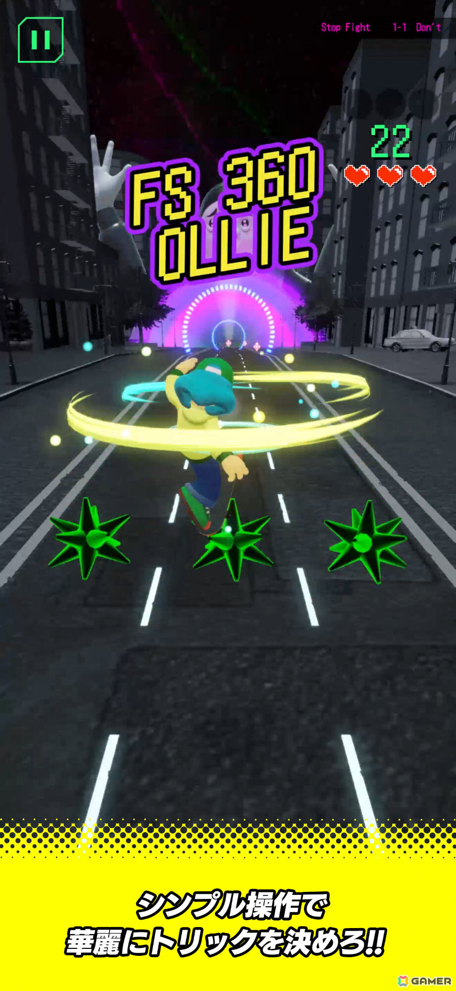 スケボー版SASUKEこと「KASSO」がゲーム化！ハイスピード・リズムアクション「KASSO GAIDEN: Escape from the Skaterverse」が配信の画像4