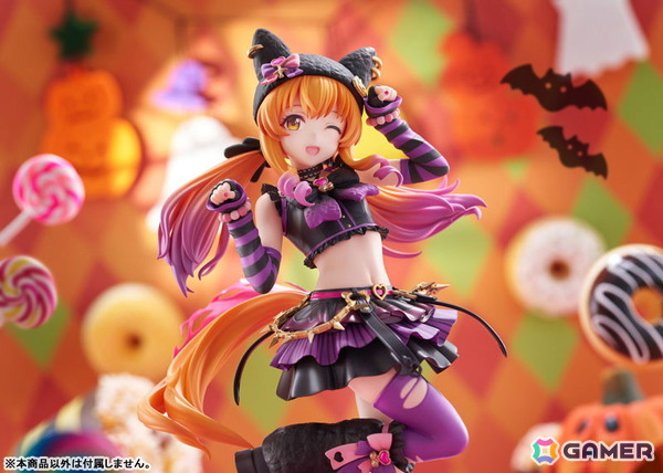 「ウマ娘」ハロウィンの衣装［ろっきん☆MewMeow］を身にまとったマヤノトップガンが立体化！パチッと決まったウィンクがチャーミングさを存分に引き立てるの画像2