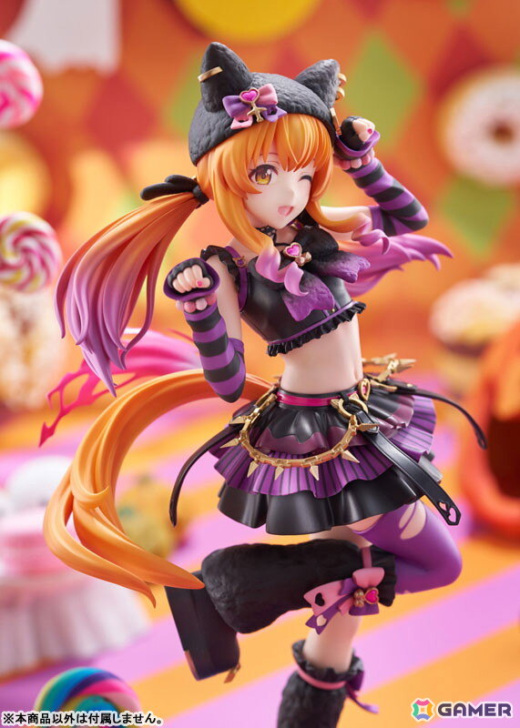「ウマ娘」ハロウィンの衣装［ろっきん☆MewMeow］を身にまとったマヤノトップガンが立体化！パチッと決まったウィンクがチャーミングさを存分に引き立てるの画像3