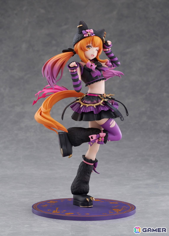 「ウマ娘」ハロウィンの衣装［ろっきん☆MewMeow］を身にまとったマヤノトップガンが立体化！パチッと決まったウィンクがチャーミングさを存分に引き立てるの画像8