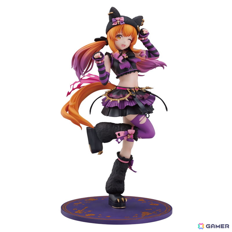 「ウマ娘」ハロウィンの衣装［ろっきん☆MewMeow］を身にまとったマヤノトップガンが立体化！パチッと決まったウィンクがチャーミングさを存分に引き立てるの画像