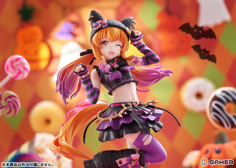 「ウマ娘」ハロウィンの衣装［ろっきん☆MewMeow］を身にまとったマヤノトップガンが立体化！パチッと決まったウィンクがチャーミングさを存分に引き立てるの画像