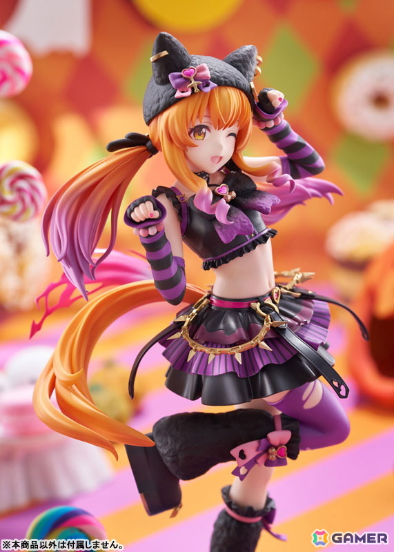 「ウマ娘」ハロウィンの衣装［ろっきん☆MewMeow］を身にまとったマヤノトップガンが立体化！パチッと決まったウィンクがチャーミングさを存分に引き立てるの画像