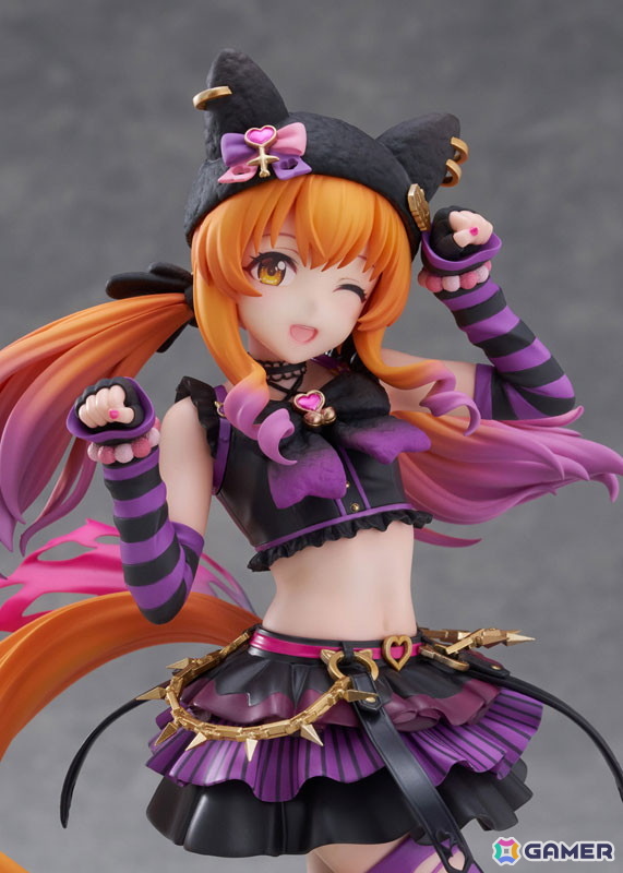 「ウマ娘」ハロウィンの衣装［ろっきん☆MewMeow］を身にまとったマヤノトップガンが立体化！パチッと決まったウィンクがチャーミングさを存分に引き立てるの画像