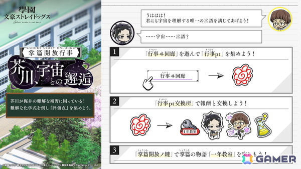 「學園文豪ストレイドッグス」SSR太宰治［潤いを求めて］が登場！メインストーリー3章が配信開始の画像5