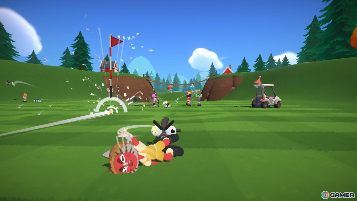 リアルタイム乱戦ゴルフ「Super Battle Golf」が発売初週で40万本を突破!Steamにて“圧倒的に好評”を獲得の画像