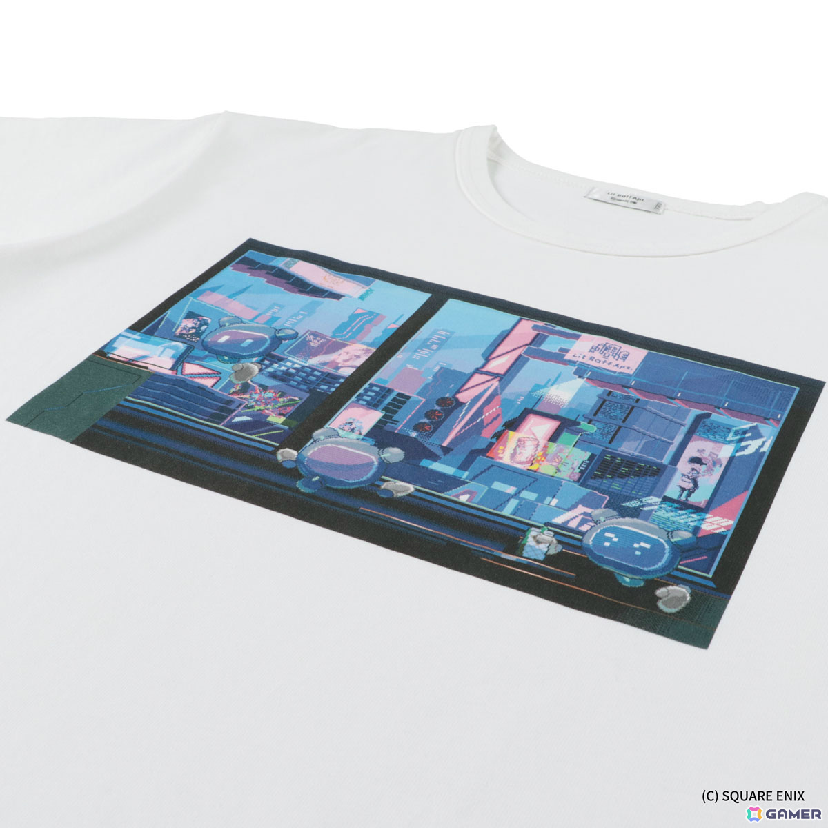 「FFXIV」ソリューション・ナインで過ごすアウトランナーたちやエアスピナーA9をモチーフにしたTシャツが4月25日に発売！の画像