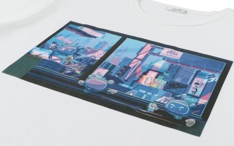 「FFXIV」ソリューション・ナインで過ごすアウトランナーたちやエアスピナーA9をモチーフにしたTシャツが4月25日に発売！