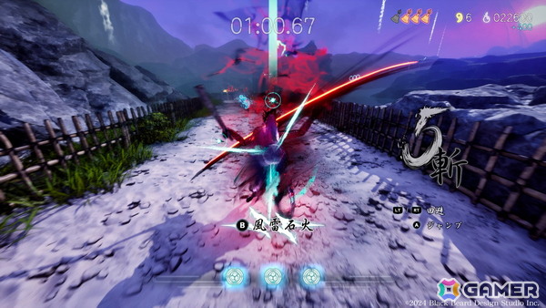 ハイスピード×高難易度ランゲーム「朱鴉～AKEGARASU～Journey to the Underworld」がSteam Nextフェスに参加―ゲーム性・演出面ともに進化した体験版を遊べるの画像2