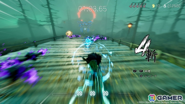 ハイスピード×高難易度ランゲーム「朱鴉～AKEGARASU～Journey to the Underworld」がSteam Nextフェスに参加―ゲーム性・演出面ともに進化した体験版を遊べるの画像3