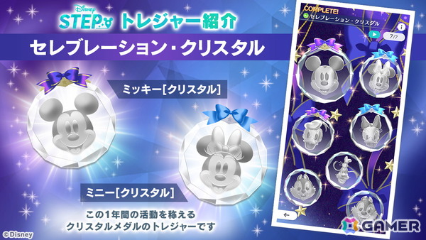 「Disney STEP」は3月3日でサービス開始1周年！毎日の歩数を記録して専用バッジを集める「ライフログ機能」が追加の画像4
