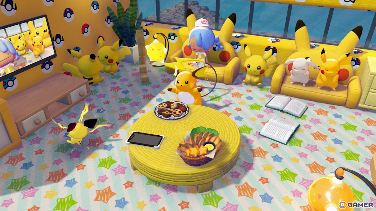 ピカチュウたちを大集合させたり