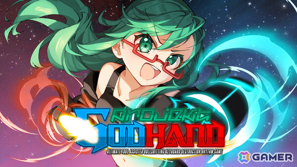 キーボード破壊系超絶連打リズムゲーム「PROJEKT GODHAND」正式版がリリース！新曲10曲＆ストーリーモード第1章が追加の画像1