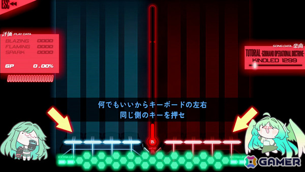 キーボード破壊系超絶連打リズムゲーム「PROJEKT GODHAND」正式版がリリース!新曲10曲&ストーリーモード第1章が追加の画像