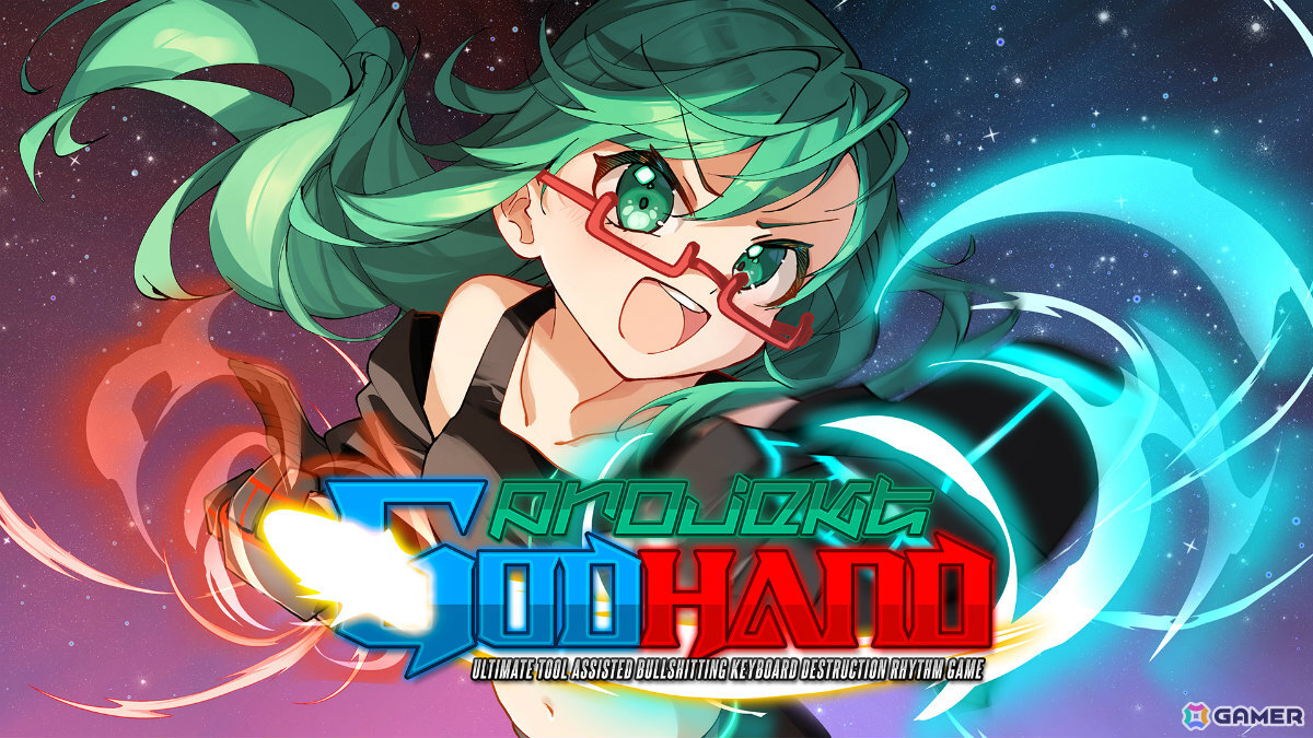 キーボード破壊系超絶連打リズムゲーム「PROJEKT GODHAND」正式版がリリース!新曲10曲&ストーリーモード第1章が追加の画像