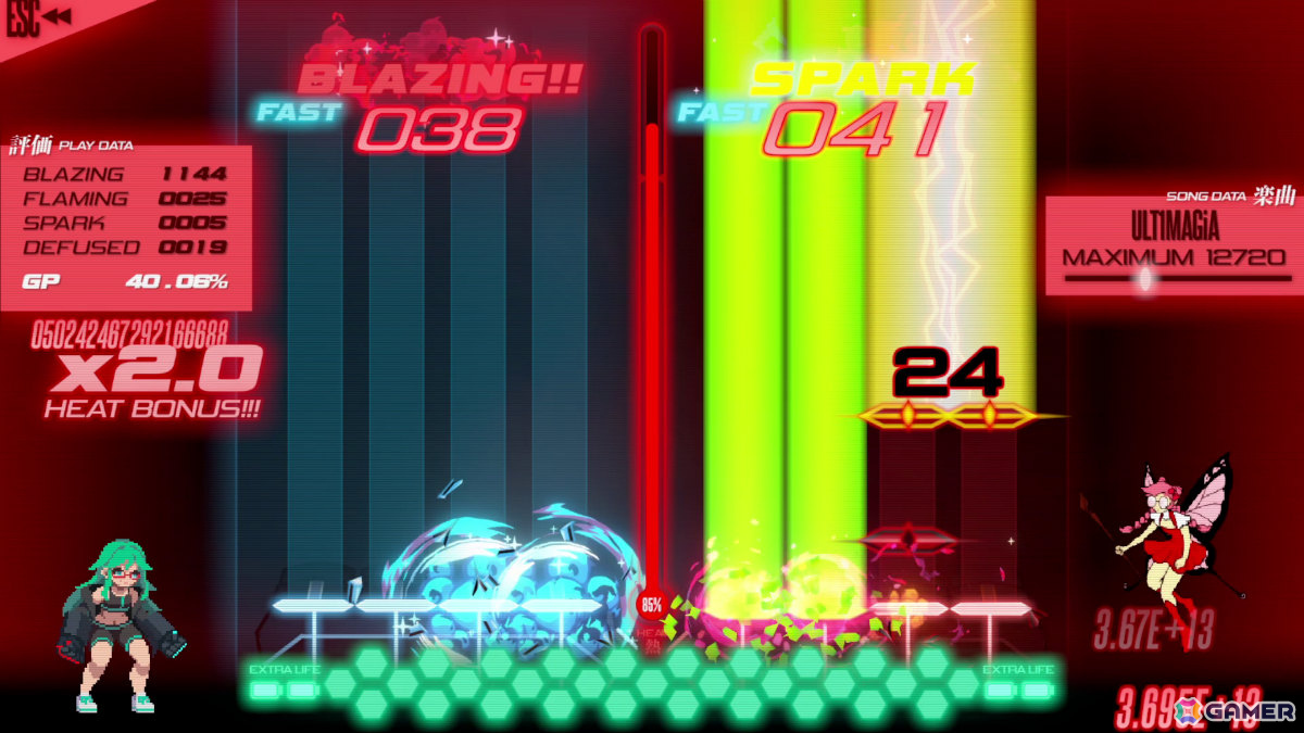 キーボード破壊系超絶連打リズムゲーム「PROJEKT GODHAND」正式版がリリース！新曲10曲＆ストーリーモード第1章が追加の画像6