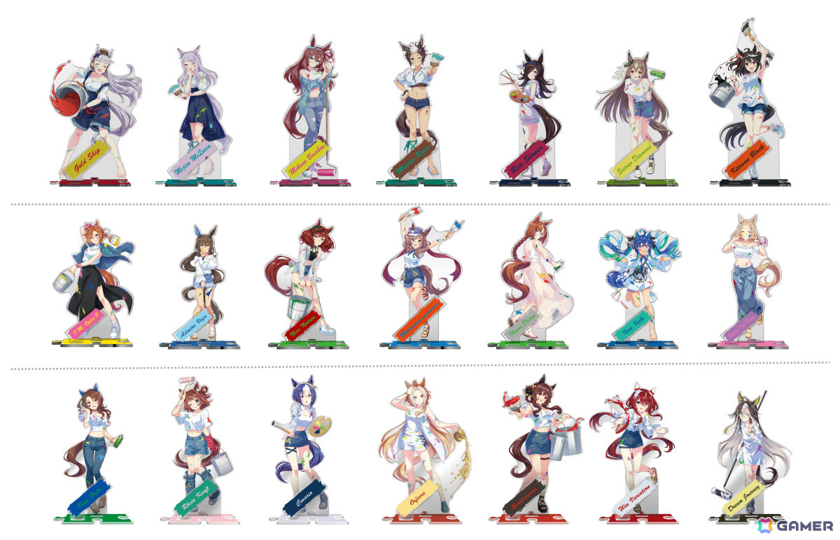 「ウマ娘 プリティーダービー ペインタースタイル Mini キャラポップストア」が3月13日よりバンダイナムコ Cross Store アトレ秋葉原店で開催！の画像