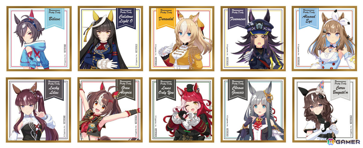 「ウマ娘 プリティーダービー ペインタースタイル Mini キャラポップストア」が3月13日よりバンダイナムコ Cross Store アトレ秋葉原店で開催！の画像